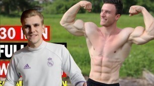 '30 Minuten HIIT Workout für Zuhause von Sascha Huber CHALLENGE #GAMETIME │Chris Bartsch'