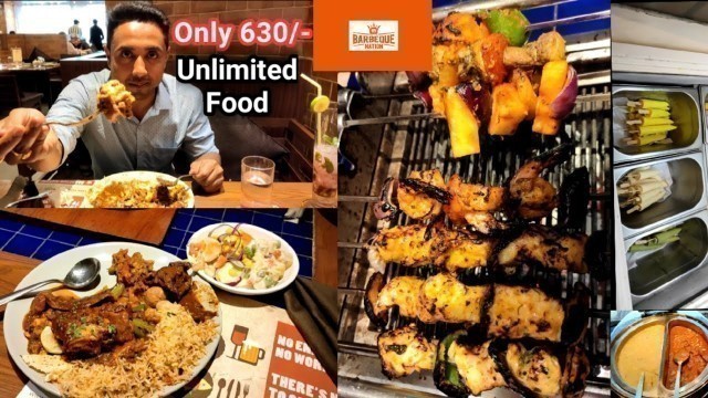 'My First Food Vlog at Barbeque Nation Guwahati.... Delicious and Unlimited Food at Just Rs 630/-'