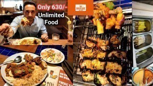 'My First Food Vlog at Barbeque Nation Guwahati.... Delicious and Unlimited Food at Just Rs 630/-'