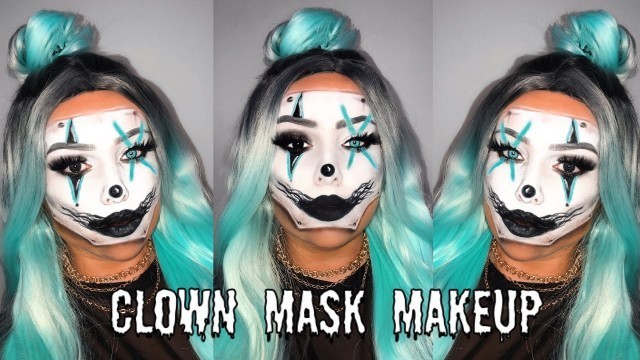 'CLOWN MASK MAKEUP KEILIDHMUA INSPIRED | HALLOWEEN 2020'