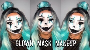 'CLOWN MASK MAKEUP KEILIDHMUA INSPIRED | HALLOWEEN 2020'