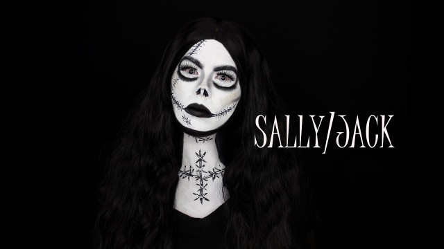 'SALLY / JACK SKELETON MAKEUP TUTORIAL @thecanalmon'