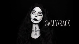 'SALLY / JACK SKELETON MAKEUP TUTORIAL @thecanalmon'