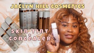 'JACLYN HILL COSMETICS SKIN TINT + CONCEALER | SWATCHES + IMPRESSIONS'