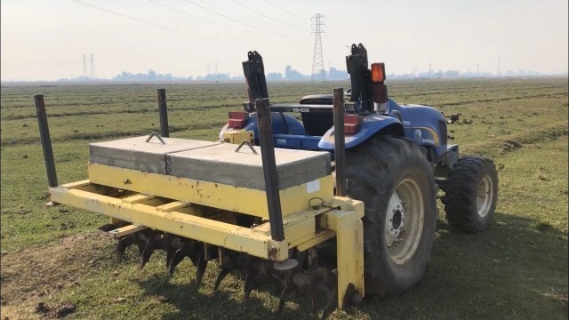 'Testing an Aerway aerator on pasture'