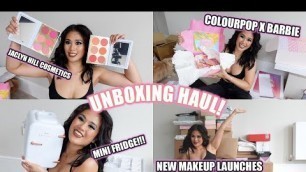 'UNBOXING NEW PR MAKEUP & SKINCARE | Elf, Jaclyn Hill Cosmetics, Morphe, Colourpop and more...'
