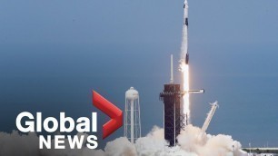 NASA, SpaceX launch manned spacecraft in historic mission