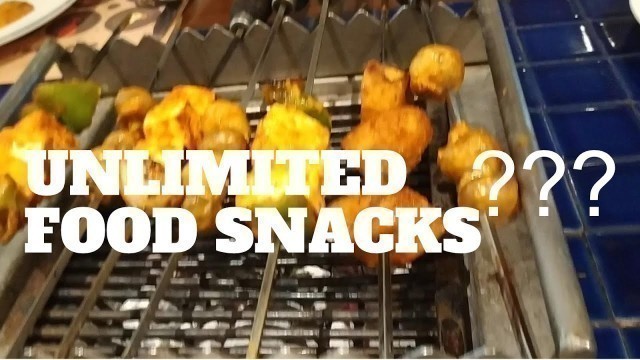 'Unlimited Food for Rs 1000/- Barbeque Nation #buffetdinner#indianfood'