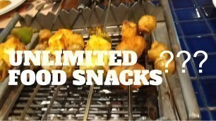 'Unlimited  Food  for Rs  1000/- Barbeque Nation #buffetdinner#indianfood'