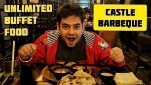 'Castles Barbeque Pacific Mall | Food Review by Karan Sethi | Unlimited Buffet Food in ₹700'