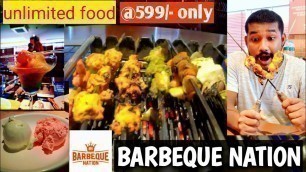 'Barbeque nation UNLIMITED food in just 599 || UNLIMITED buffet || FOOD vlog  || Assam || Guwahati'