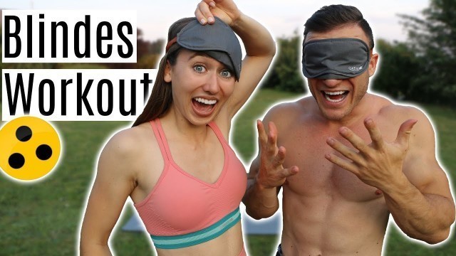 'Wir machen ein Workout komplett BLIND!!! | Extreme Workout Challenge mit @Sascha Huber'