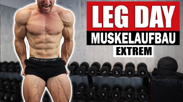 '20 Min. LEG DAY Workout für Zuhause mit Kurzhanteln | Sascha Huber'