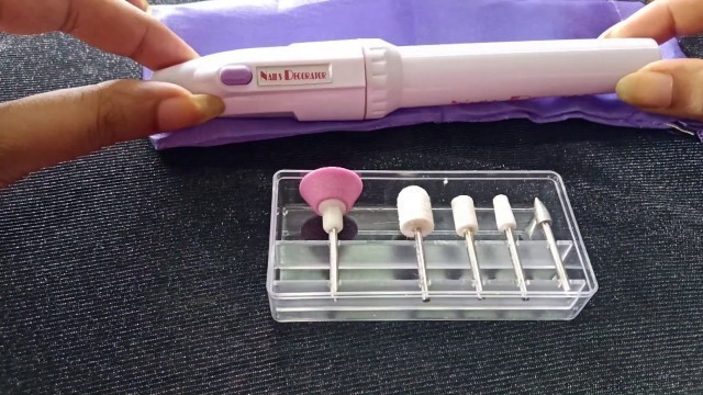 'New easy to use Electric Manicure Grooming Beauty Nail Art File Polish Drill Tool Set'