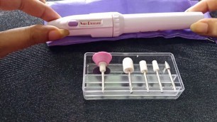 'New easy to use Electric Manicure Grooming Beauty Nail Art File Polish Drill Tool Set'