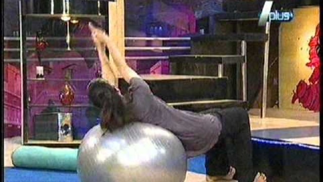 'Sadaf Fitness babe Ball A Plus TV Channel'
