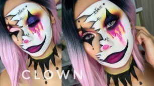 'MAQUILLAJE DE PAYASA HALLOWEEN MAKEUP LOOK 2020'