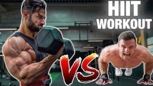'Bodybuilder BEWERTET Sascha Huber HIIT Workout | Training WIRKLICH effektiv?'