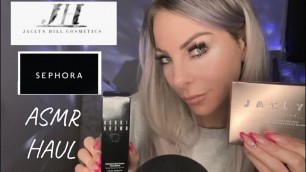 'ASMR • Sephora Haul • Gentle Whispering & Tapping Sounds • Jaclyn Cosmetics'