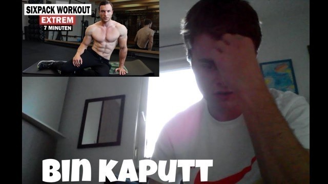 'Ich mach wieder ein Workout von Sascha Huber nach | 7 min Sixpack workout'