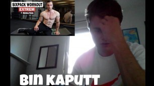 'Ich mach wieder ein Workout von Sascha Huber nach | 7 min Sixpack workout'