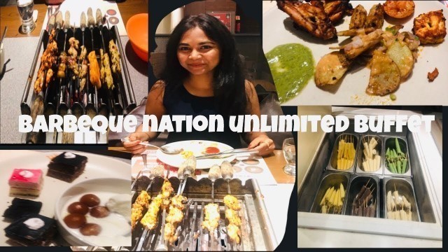 'Barbeque nation unlimited buffet |Hubli | Laxmi Konaraddi #Kannada # Uttara Karnataka