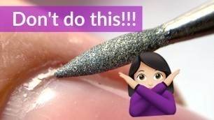 'Mistakes in Dry Electric Nail File Manicure (Russian Manicure)'