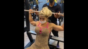 'VIVI WINKLER  - Back Workout with  Fitness Trainer Pt 1'