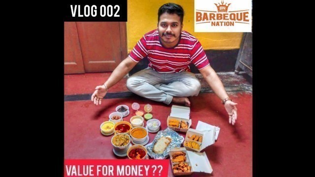 'BARBEQUE IN A BOX । BARBEQUE NATION Unlimited Food। Value for MONEY? Kolkata FOOD VLOG'