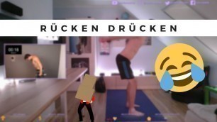 'Lappen macht Sascha Huber Extremes 5 Minuten Rücken Workout mit Kurzhanteln für Zuhause! 
