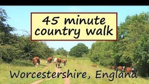 'Walking In English Countryside On A Summer\'s Day | Treadmill Workout Scenery'