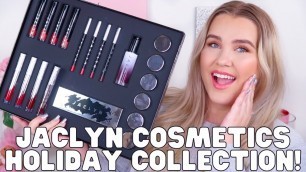 'NEW JACLYN COSMETICS HOLIDAY COLLECTION 2021 | Paige Koren'
