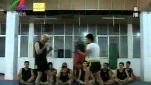 'Local Chaozhou TV (China) documentary about the Sanda, Wu Shu gym'