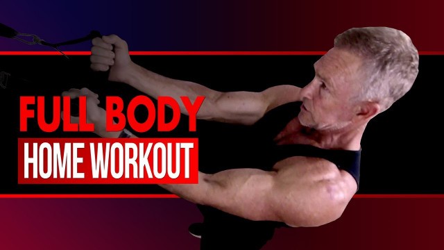 'Full Body Resistance Band Workout At Home For Beginners!'