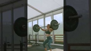 '#shorts lifting barbell for female hard workout workout | fitness trainer #fitnesstrainer'