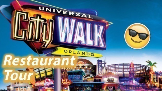 'Restaurant Tour of Universal CityWalk Orlando | Universal Studios Dining Plan Options'