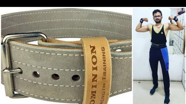 'Best ever gym belt Aurion Leather Gym Belt'