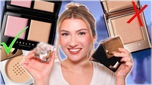 'JACLYN COSMETICS Blush Bronzer Duo, Accent Light Highlighter, Mood Light Powder | REVIEW & SWATCHES'