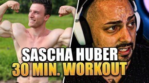 'Ich mache DAS 30 MINUTEN HIT WORKOUT von SASCHA HUBER | Fitness Challenge #02'