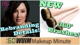 'Makeup Geek Rebrands & Discontinues! NEW 360° Brushes? | Makeup Minute'