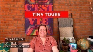 Tara's 520 Sq Ft. Boston ""Boho Rainbow Brite"" Home | House Tours by Apartment Therapy
