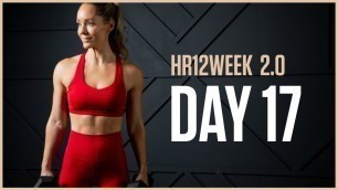 '40 MIN Brutal LEG STRENGTH Workout // Day 17 HR12WEEK 2.0'