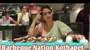 'BBQ/Barbeque Nation Kothapet Hyderabd/BBQ UNLIMITED /Barbeque Nation Unlimited Buffet/RjRenuVlogs/'