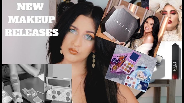 'LETS CHAT NEW MAKEUP | JACLYN HILL COSMETICS HOLIDAY HIGHLIGHTERS/ KYLIE HOLIDAY| HAUS LABS AND MORE'