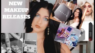 'LETS CHAT NEW MAKEUP | JACLYN HILL COSMETICS HOLIDAY HIGHLIGHTERS/ KYLIE HOLIDAY| HAUS LABS AND MORE'