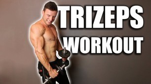 'Schnellster Muskelaufbau für den Trizeps | Workout im Hypertrophiebereich'