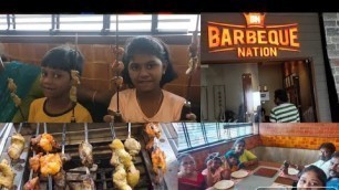 'Unlimited Veg/Non Veg Buffet @ Barbeque Nation|Lunch Outing with Family Members @ Pattanam Samayal'