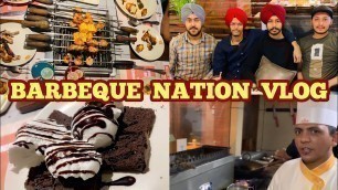 'Barbeque Nation Kitchen Tour Vlog Unlimited Food | Buffet @₹499 Patiala |'
