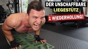 'DER UNMÖGLICHE LIEGESTÜTZ - Schaffst du eine Wiederholung?'