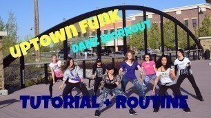 'Uptown Funk Dance Workout Tutorial'